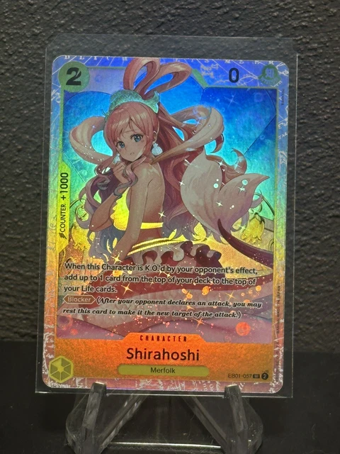 Shirahoshi (Alternate Art) EB01-057 Extra Booster: Memorial Collection NM/M main image 0