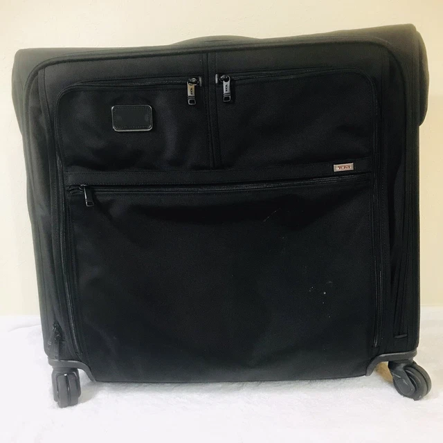 TUMI 'Alpha 3' Black Nylon Extended Trip 4-Wheeled Garment Bag/ 2203636D3 Travel 3