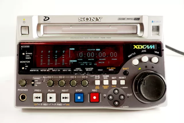 SONY PDW-1500 XDCAM DVCAM SDI Professionnel Vidéo Disque Enregistreur