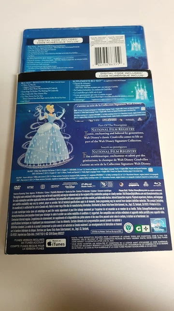 CINDERELLA BLU-RAY + DVD + digital code $20.00 - PicClick CA