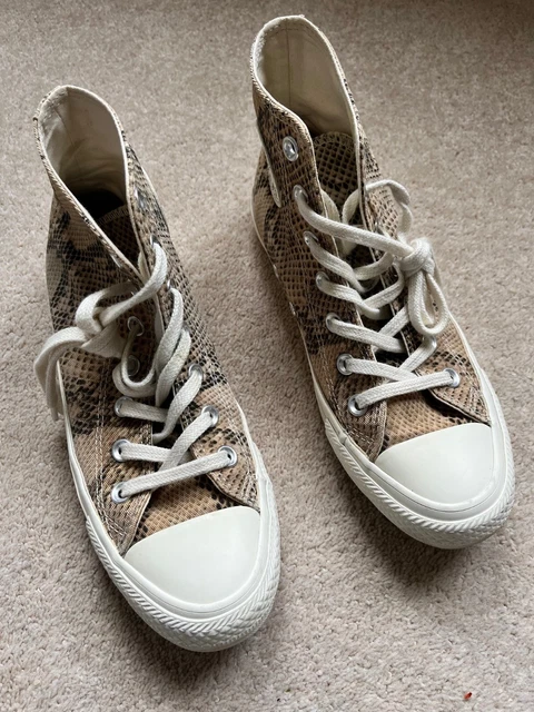Snakeskin high top discount converse
