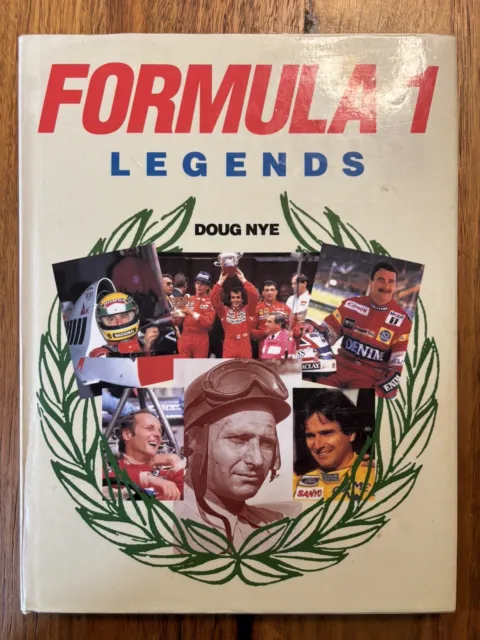 Formula 1 Legends HCDJ by Doug Nye Brabham Fangio Clark Stewart F1