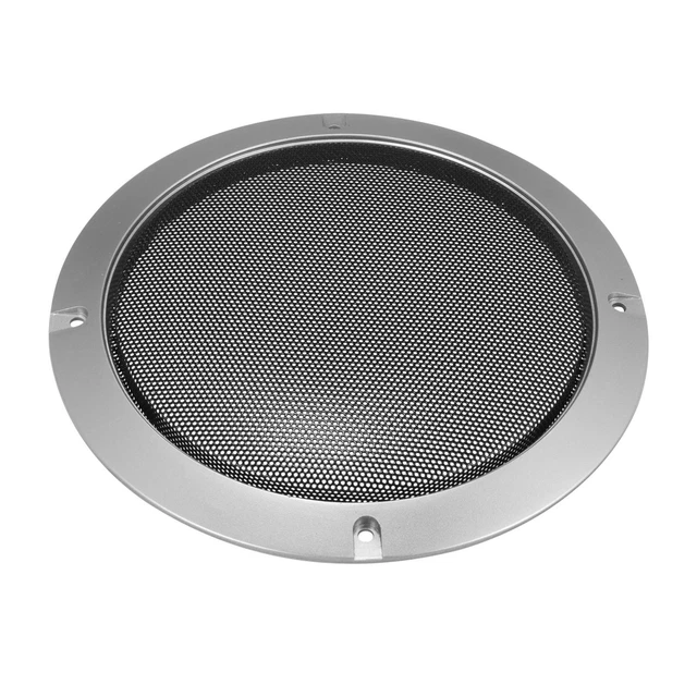 Copertura Griglia Altoparlante Auto Rotonda Griglia 6,5" Argilla Argento