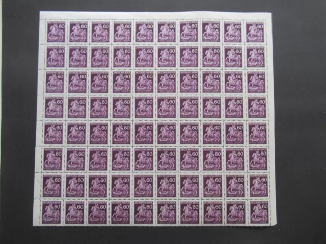 Böhmen und Mähren 1943 Tag der Briefmarke Nr.113 70er Bogenteil ** / postfrisch