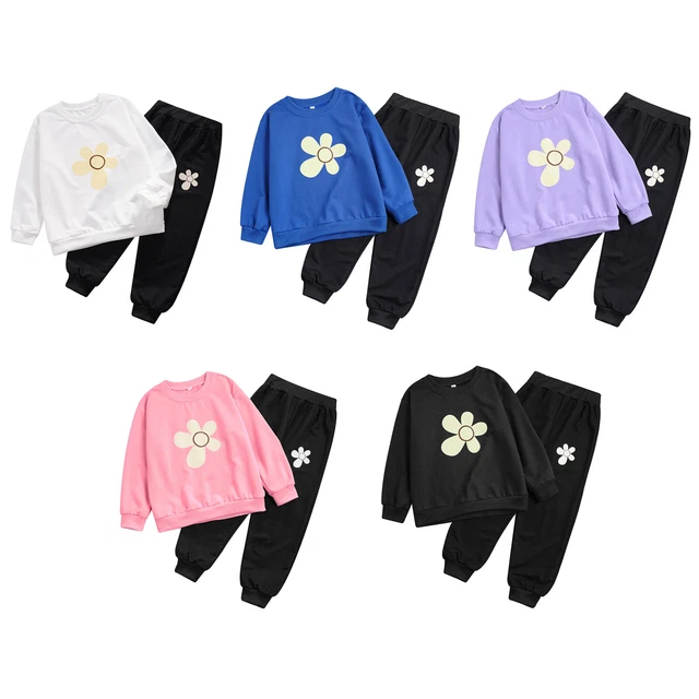 Tuta da salotto per bambini bambina carina tuta e pantaloni della tuta pantaloni