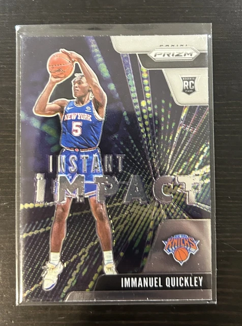 2020-21 PANINI PRIZM IMMANUEL QUICKLEY Instant Impact New York Knicks ...