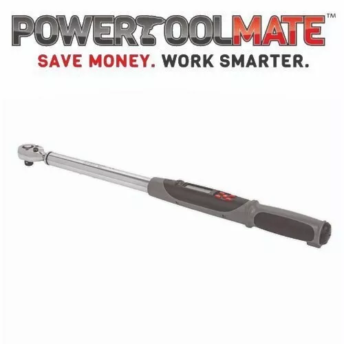 Sealey STW306 1/2" Square Drive Angle Torque Wrench Digital 20-200Nm Garage Tool