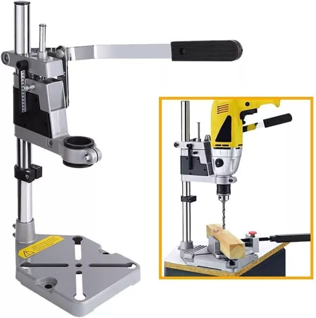 Drill Hand Press Stand Bench Clamp Support Holder Tool Workbench Pillar for Dril