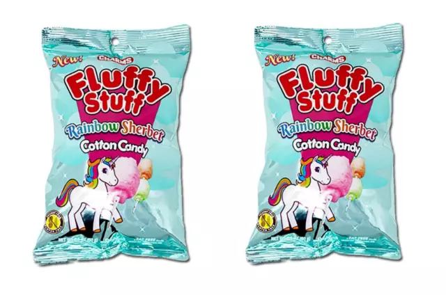 Fluffy Stuff Scaredy Cats Cotton Candy 2.1oz