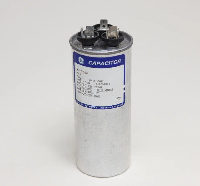 GE AIR CONDITIONER Capacitor Dual Run 35 uf - 5 uf MD 440