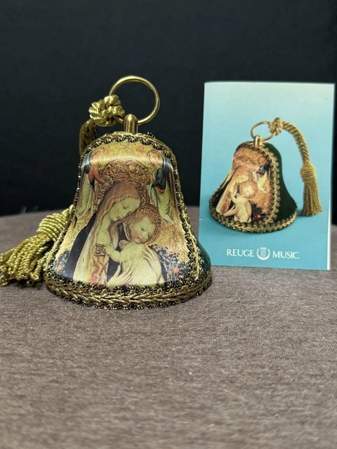 新品　REUGE COLLECTOR’S Bell MUSIC BELL REUGE CHRISTMAS COLLECTOR'S Bell Music Box 17th Issue 1992 O