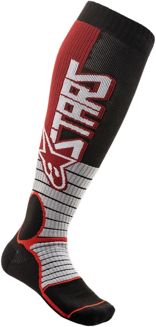 Alpinestars 4701520-301-L2X Sock Mx Pro Burg/Bk L/2Xl Calza
