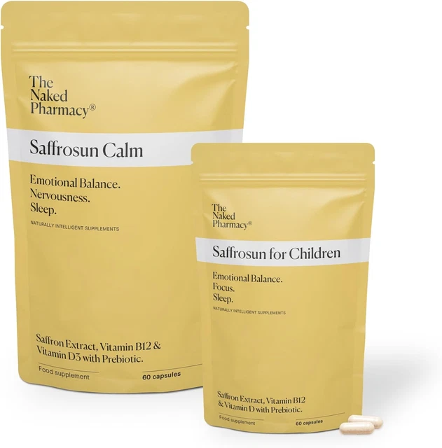  SAFFROSUN FAMILY Bundle Natural Saffron Supplements for Children