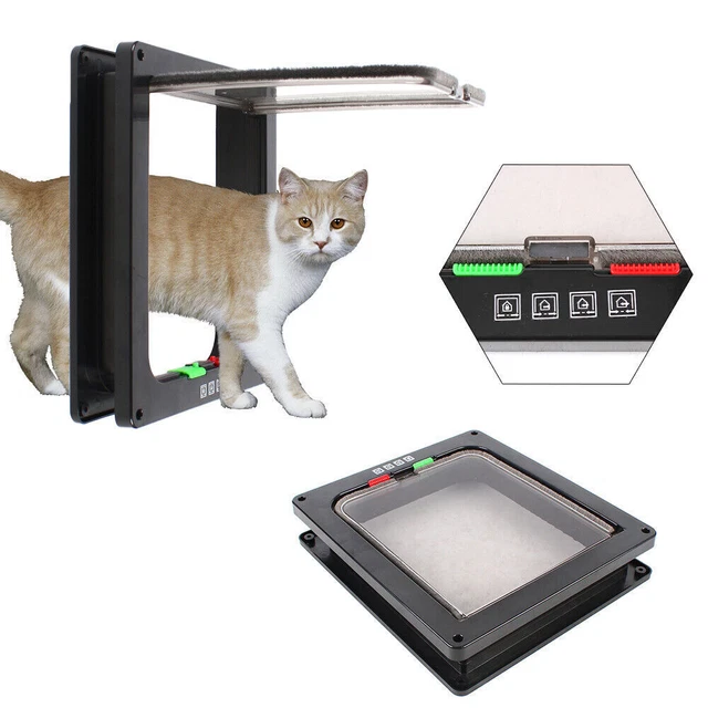 Almohadilla para perro solapa para gatos solapa para mascotas ventana de visualización para protección contra insectos hogar