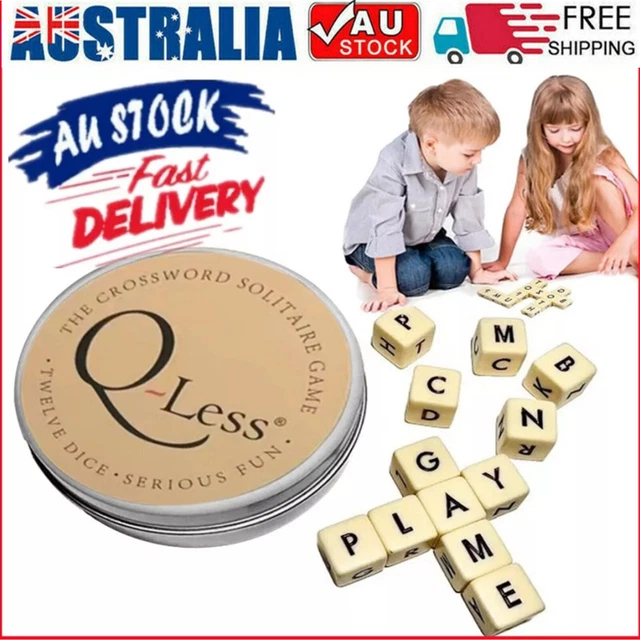 Less Games 2025 QLESS LETTER Dice Game Q Less Game Word Dice Crossword Solitaire ...