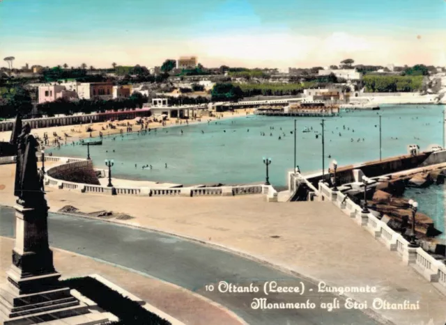 Lecce Otranto lungomare e Monumento F. Grande  spedita