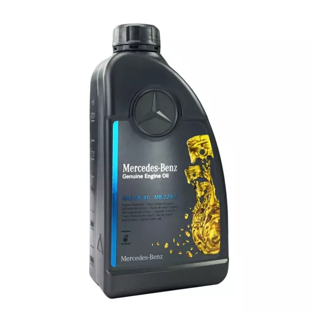 1 Litre Original Mercedes Benz L'Huile De Moteur 229.5 5W-40 5W40 Voiture