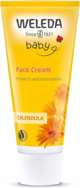 Calendula Baby Face Cream, Moisturising Daily Skin Care for Delicate baby - 50Ml