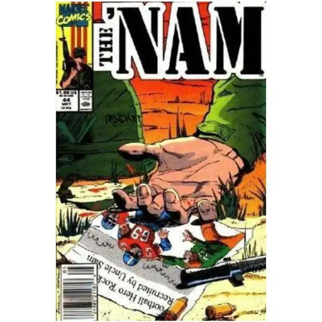 Nam (1986 series) #44 Newsstand in Near Mint condition. Marvel comics [n