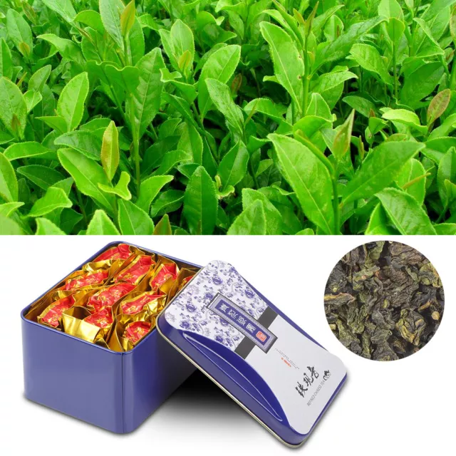 (2)75g Premium Tieguanyin Fragrance Iron Buddha Chinese Green Oolong Tea Gif SD