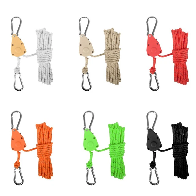 Corde Bande de Clés 100 G 4 MM4 M Acier Inoxydable + Nylon Ratschenaufhänger