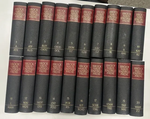 Brockhaus Enzyklopädie 17. Auflage, 20 Bände - 1966 - 1976