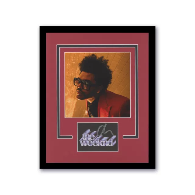 The Weeknd Autographed Signed 11x14 Framed Photo After Hours ACOA
