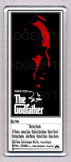 THE GODFATHER movie poster LARGE 'wide' FRIDGE MAGNET - CLASSIC!