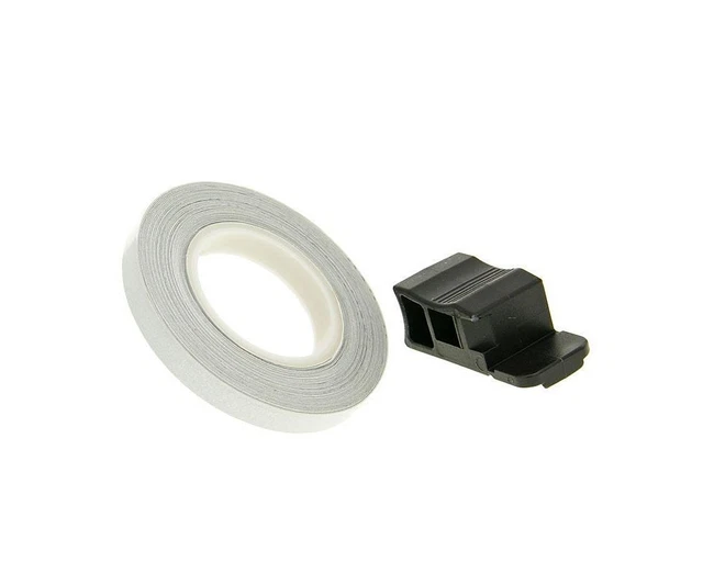 bord de jante autocollant 7 mm, 600 cm, argent