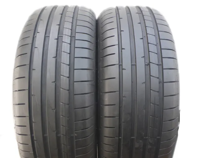 2 x DUNLOP 215/55 R17 98W XL Sport Maxx RT2 Sommerreifen 2019 6.8 -7.2mm WIE NEU