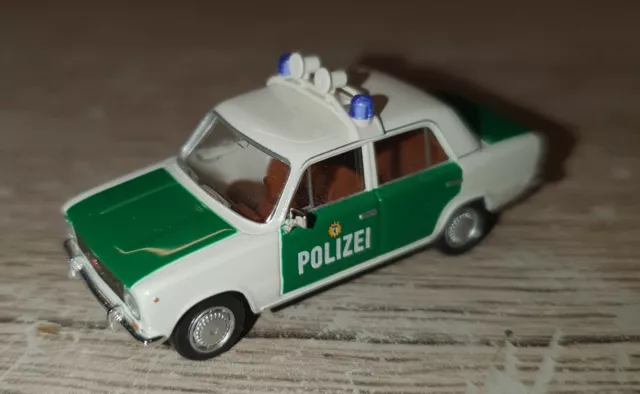 1:87 Busch 50564 Lada 1600 Limousine (1976) "Polizei" selten alte Auflage