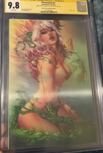 Persuasion #3 Poison Tess Lenticular CGC SS 9.8 Signed by e.BAS and Ryan Kincaid