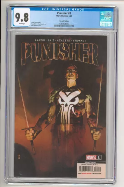 Punisher #1 Alex Maleev Variant CGC 9.8 - Second Print