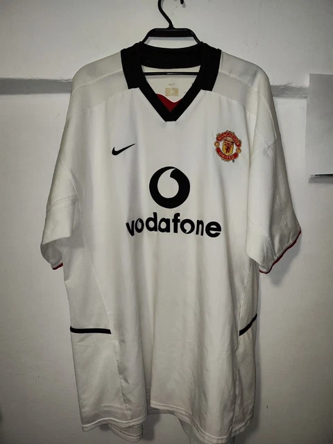 Nike Manchester United 2002/03 Auswärtstrikot Trikot Herrengröße XL