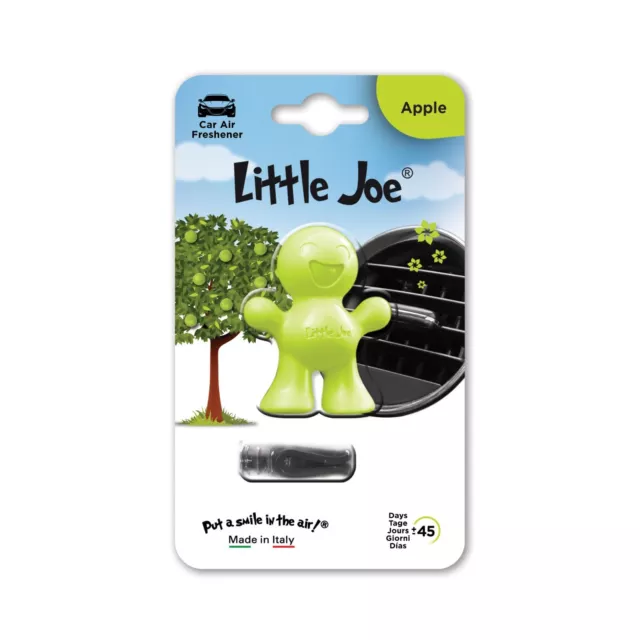 Little Joe Scents 3D Gel Vent Clip Car Air Freshener Freshner - APPLE