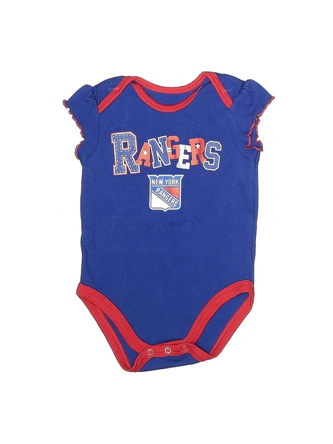 NHL Boys Blue Short Sleeve Bodysuit 3-6 Months