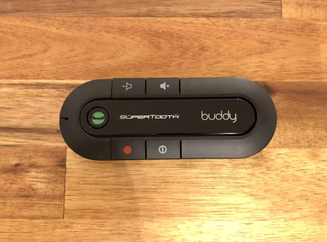 SuperTooth Kit-voiture mains libres Bluetooth pour pare-soleil Buddy - Noir