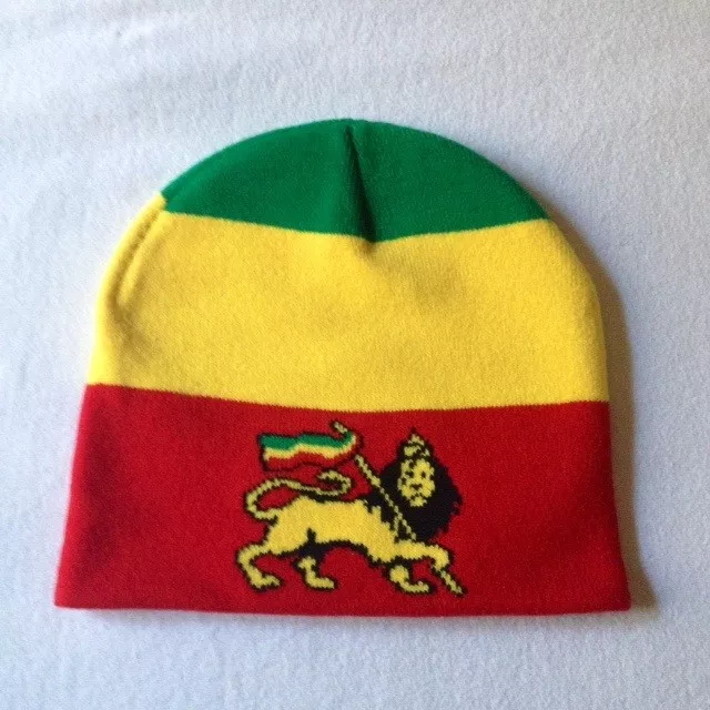 Bonnet Bob Marley / Reggae Cap / Rasta / Jamaique / Drapeau / 22 cm X 20 cm