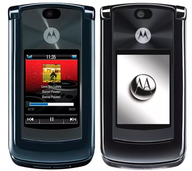 Original Unlocked Motorola Razr 2 V8 512MB 2GB 2MP GSM Flip Cell Phone Mobile