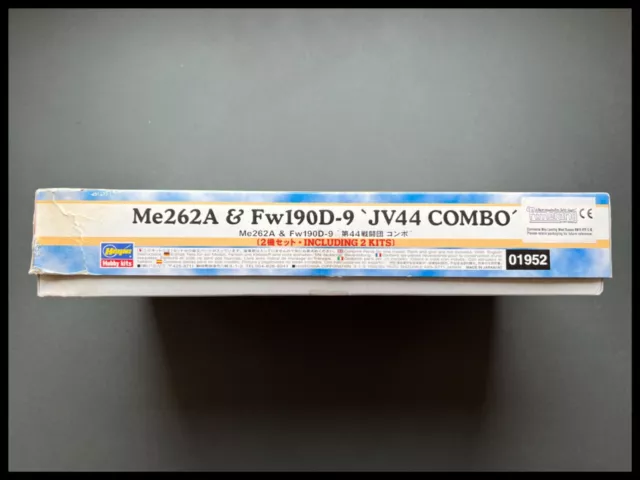 Kit de modelo Hasegawa Me262A y Fw190D-9 ""JV44 combo"" edición limitada 1:72 3