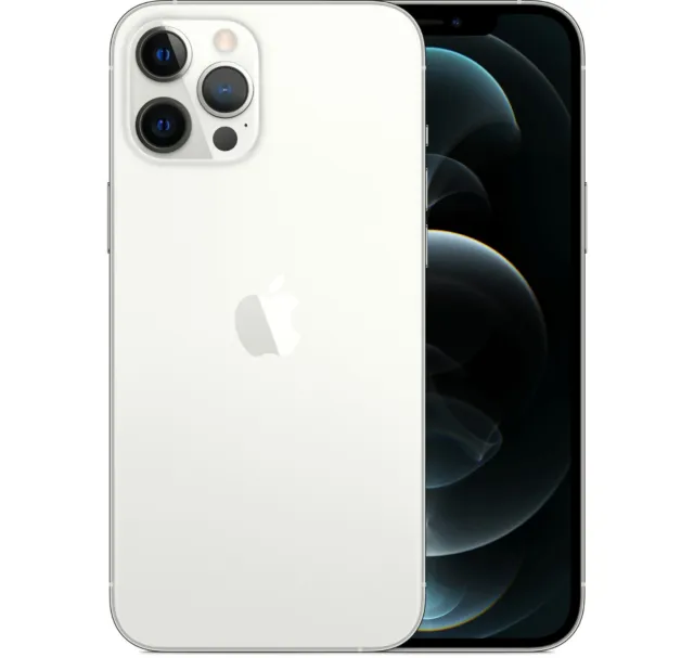 Apple iPhone 12 Pro 256 Go Argent / Silver Très Bon état Pièces d'Origine