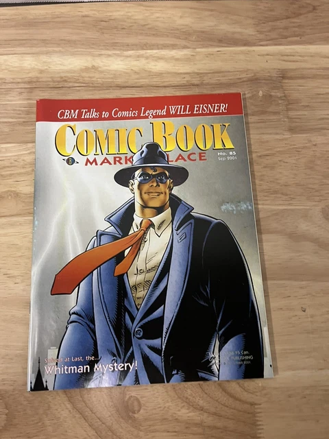 Comic Book Marketplace #85 (Sept, 2001) Will Eisner; Whitman Mystery;