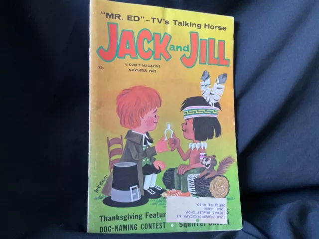 Vintage Jack and Jill Magazine Nov 1962……Thanksgiving