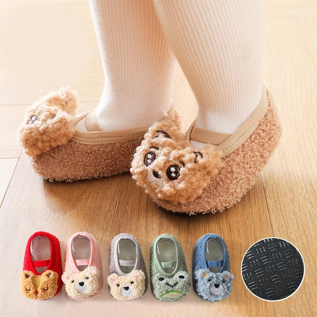 Girls Infant Funny Slippers Toddler Boys Winter Warm Flip Flops Baby Soft Shoes