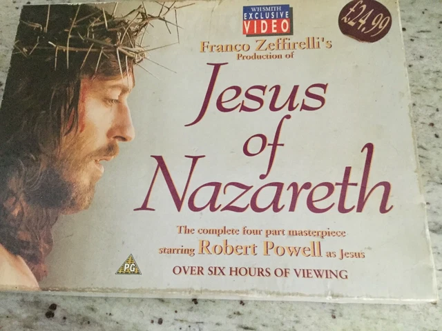 JESUS OF NAZARETH VHS Video Box Set Of 2 videos Collectible £4.99 ...