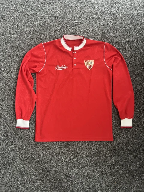 Sevilla Away Football Shirt 2007/08 Adults Medium Joma