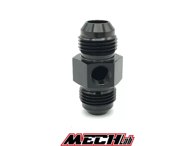 RACCORDO dritto maschio  AN6 6-AN foro 1/8NPT per sensore temperatura pressione