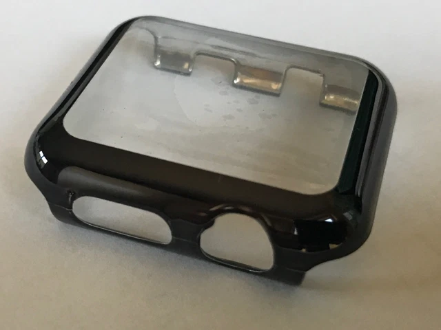 Displayschutz Glas Apple Watch Serie 1 Schutz Cover 38 mm schwarz Schutz Hülle