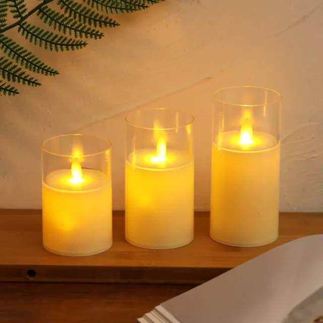 LED FLAMELESS Tea Lights Candles Electric Battery Operated Candle Wedding Decor