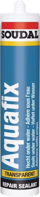 Soudal Aquafix transparent 310 ml Dichtstoff Dachdicht Dichtmasse Abdichtung